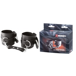 XX-DREAMSTOYS – Leather Ankle Cuffs "The Crown" Black