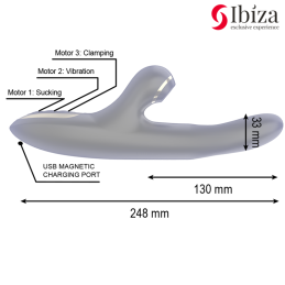 Ibiza – Double Clamping Vibraator