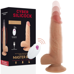 Cyber Silicock – Master Ben Реалистичный Дилдо 24 см с Пультом ДУ