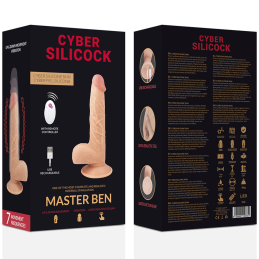 Cyber Silicock – Realistic Remote-Controlled Vibrating Dildo 24 cm