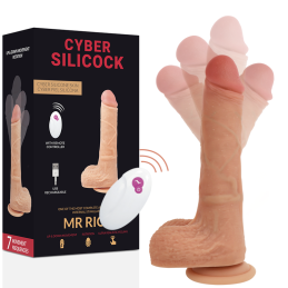 Cyber Silicock – Mr Rick Realistic Remote-Controlled Vibrating Dildo 21 cm