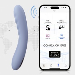 Svakom - Ava Neo Interactive Thrusting Vibrator Blue