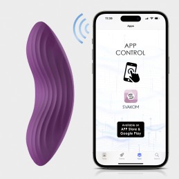 Svakom - Edeny App Controlled Clitoral Stimulator Violet