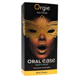Orgie Oral Ease Deepthroat Spray – Mint Flavor
