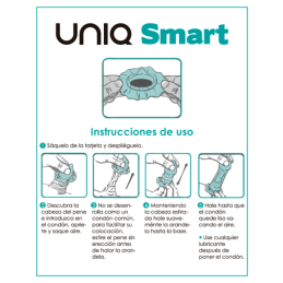 Uniq – Smart Pre-Erection Condom Latex Free (3 pcs)