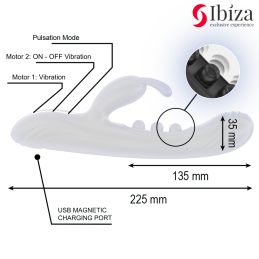 Ibiza Pulsating Rabbit Vibrator – Dual Stimulation