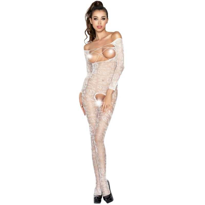 Passion White Open Cup Bodystocking BS031 – Erotic Lingerie