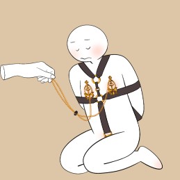 Upko Pulling Chain Adjustable Nipple Clamps