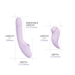 Svakom DuoGlow thrusting beaded smart vibrator