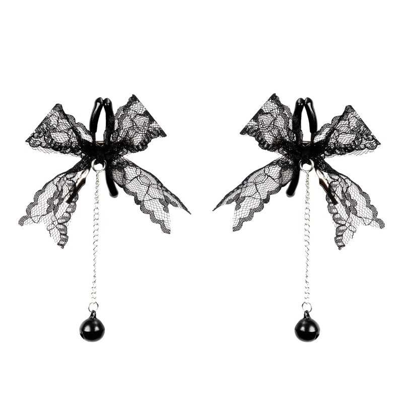 Rimba Black Lace Adjustable Nipple Clamp