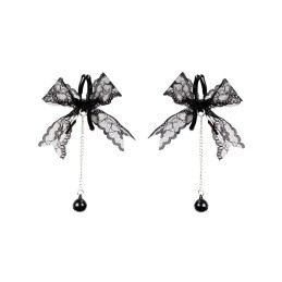 Nibuklambrid Musta Pitsiga - Rimba Bondage Play