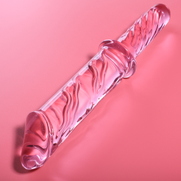 Roosast Boorsilikaatklaasist Dildo Model 24