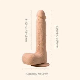 HoneyPlayBox Luis Tõukav, Vibreeriv ja Soojenev Nutikas Dildo 22 cm