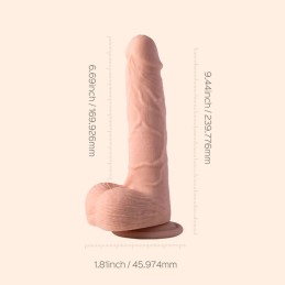 Honeyplaybox - Kenzo Nutikas Realistlik Tõukav Ja Vibreeriv Dildo 24 cm