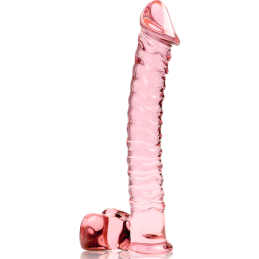 Nebula Model 23 Pink Realistic Glass Dildo 21.5 cm By Ibiza