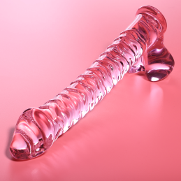 Nebula Model 23 Pink Realistic Glass Dildo 21.5 cm By Ibiza