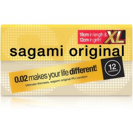 Sagami Original 0.02 XL kondoomid – üliõhukesed lateksivabad