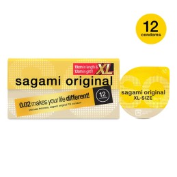 Sagami Original 0.02mm XL-size 12шт.
