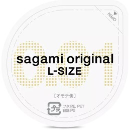 Sagami Original 0.01 üliõhukesed kondoomid L suuruses