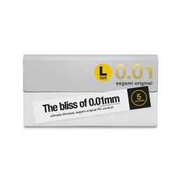 Sagami Original 0.01 üliõhukesed kondoomid L suuruses