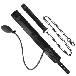 Fetish Submissive - Inflatable Strangling Collar - BDSM