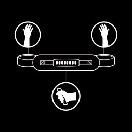 Fetish Submissive – Noprene Lining Handcuffs With Handle - BDSM