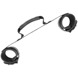 Fetish Submissive – Noprene Lining Handcuffs With Handle - BDSM