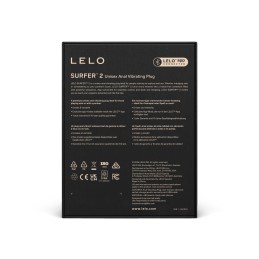 Lelo – Surfer 2 Unisex Anal Vibrating Plug Black - ANAL PLAY