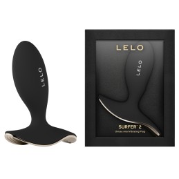 Lelo – Surfer 2 Vibreeriv Anaaltapp Must - Anaal Lelud