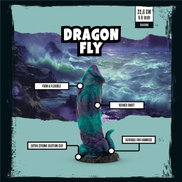 Mythical Mates – Dragonfly Dildo 22.6 cm - Dildos