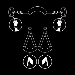 Fetish Submissive – Open Legs BDSM фиксаторы для позы - БДСМ