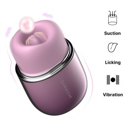 Svakom – Klitty Lay-On Vibrator with Licking & Sucking -