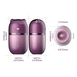 Svakom – Klitty Lay-On Vibrator with Licking & Sucking -