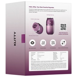 Svakom – Klitty Lay-On Vibrator with Licking & Sucking -