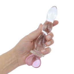 Gildo – No. 37 Glass Dildo Heart Shape 18 cm - Dildos
