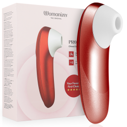 Womanizer – Pro Survelainevibraator Burgundy - Õhkstimulaatorid