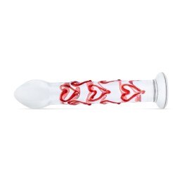 Gildo – Glass G-Spot/Prostate Dildo With Hearts No. 