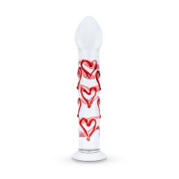 Gildo – Glass G-Spot/Prostate Dildo With Hearts No. 