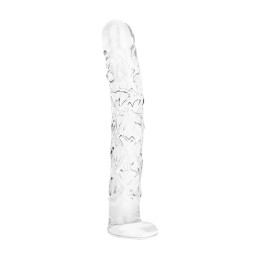 Gildo – No. 34 Textured Glass Dildo 19 cm - Dildos