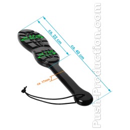 Boot Shaped Heavy Wooden Paddle - BDSM