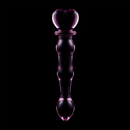 Nebula Series By Ibiza – Model 21 Pink Glass Anal Dildo - Dildos