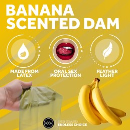 EXS - Oral Dam Banana 1 Piece - Safe Sex