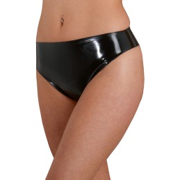 Late X - Briefs Lateks Püksikud Must 2XL - Naiste Latex Kummiriided