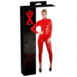 Late X - Catsuit Латексный Кэтсьют Красный L - Латекс Фетиш