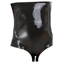 Late X - Waist-High Briefs Latex Briefs Black XL - Latex Fetish