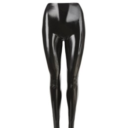 Late X - Tights Латексные Колготки Черный S - Латекс Фетиш