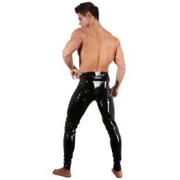 Late X - Leggings Латексные Леггинсы Черный 2XL - Латекс Фетиш