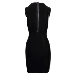 Late X - Dress Latekskleit Must S - Naiste Latex Kummiriided