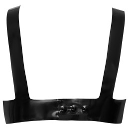 Late X - Bustier Lateks Bustier Must 2XL - Naiste Latex Kummiriided