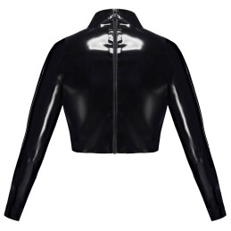 Late X - Shirt 1XL Latex Shirt Black 2XL - Latex Fetish